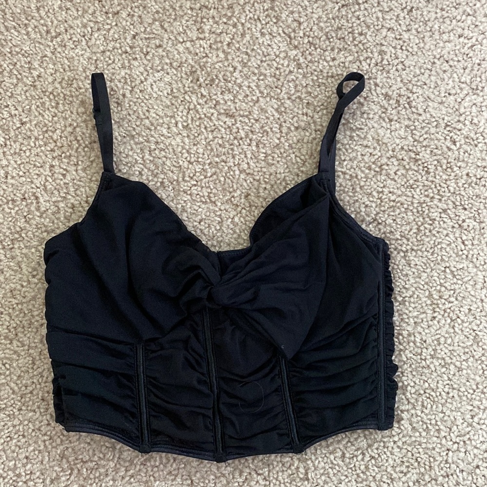 Glassons black corset top